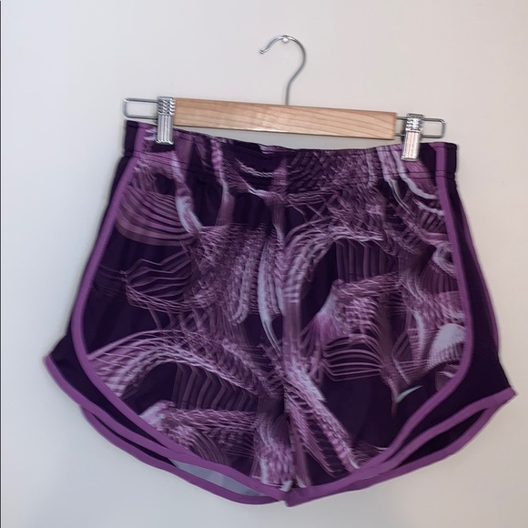 Nike Pants - Purple Print Nike Shorts